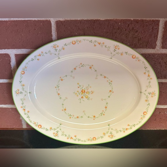 Noritake Other - Vintage Noritake #7210 China “Debut” Oval Serving Platter 13 3/4” Japan